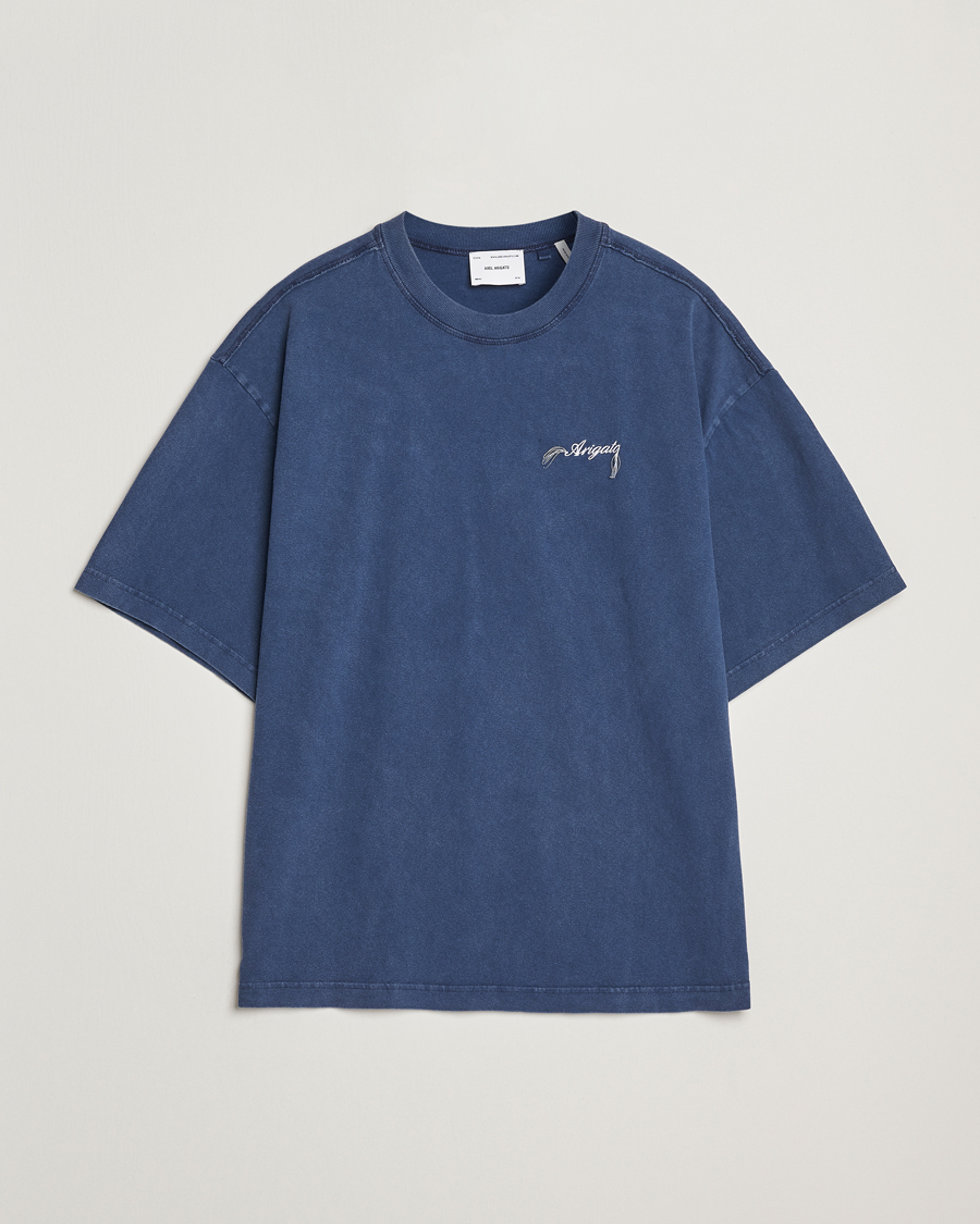 Hombres | Camisetas | Axel Arigato | Honor Washed T-Shirt Navy