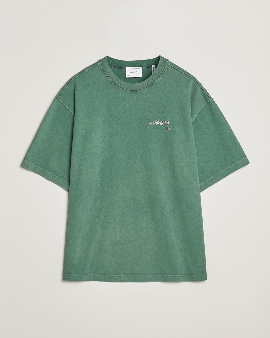 Hombres | Camisetas | Axel Arigato | Honor Washed T-Shirt Green