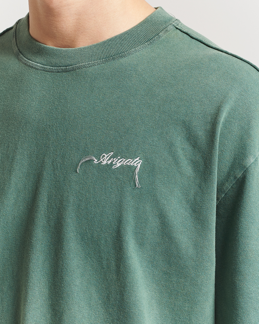 Hombres | Camisetas | Axel Arigato | Honor Washed T-Shirt Green