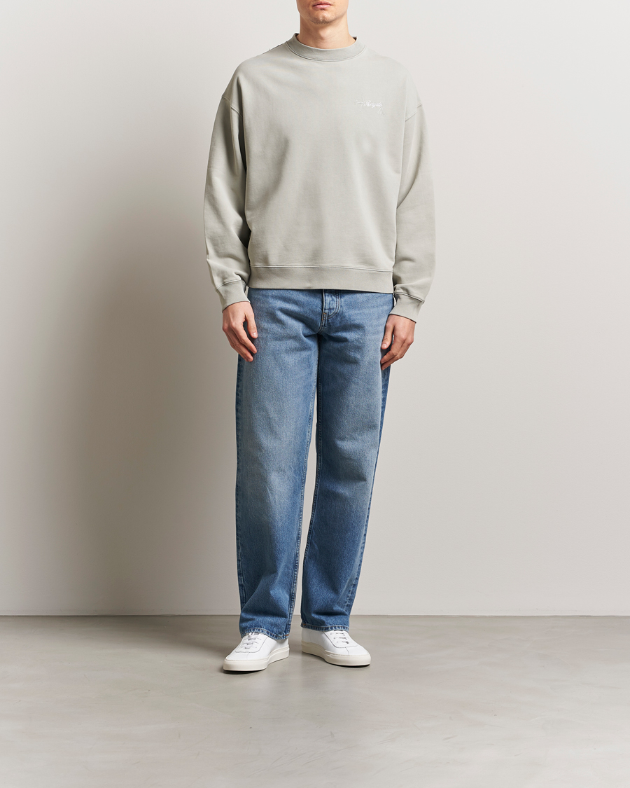 Hombres | Jerséis y prendas de punto | Axel Arigato | Honor Washed Sweatshirt Sage Green