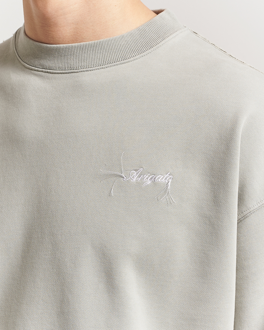 Hombres | Jerséis y prendas de punto | Axel Arigato | Honor Washed Sweatshirt Sage Green