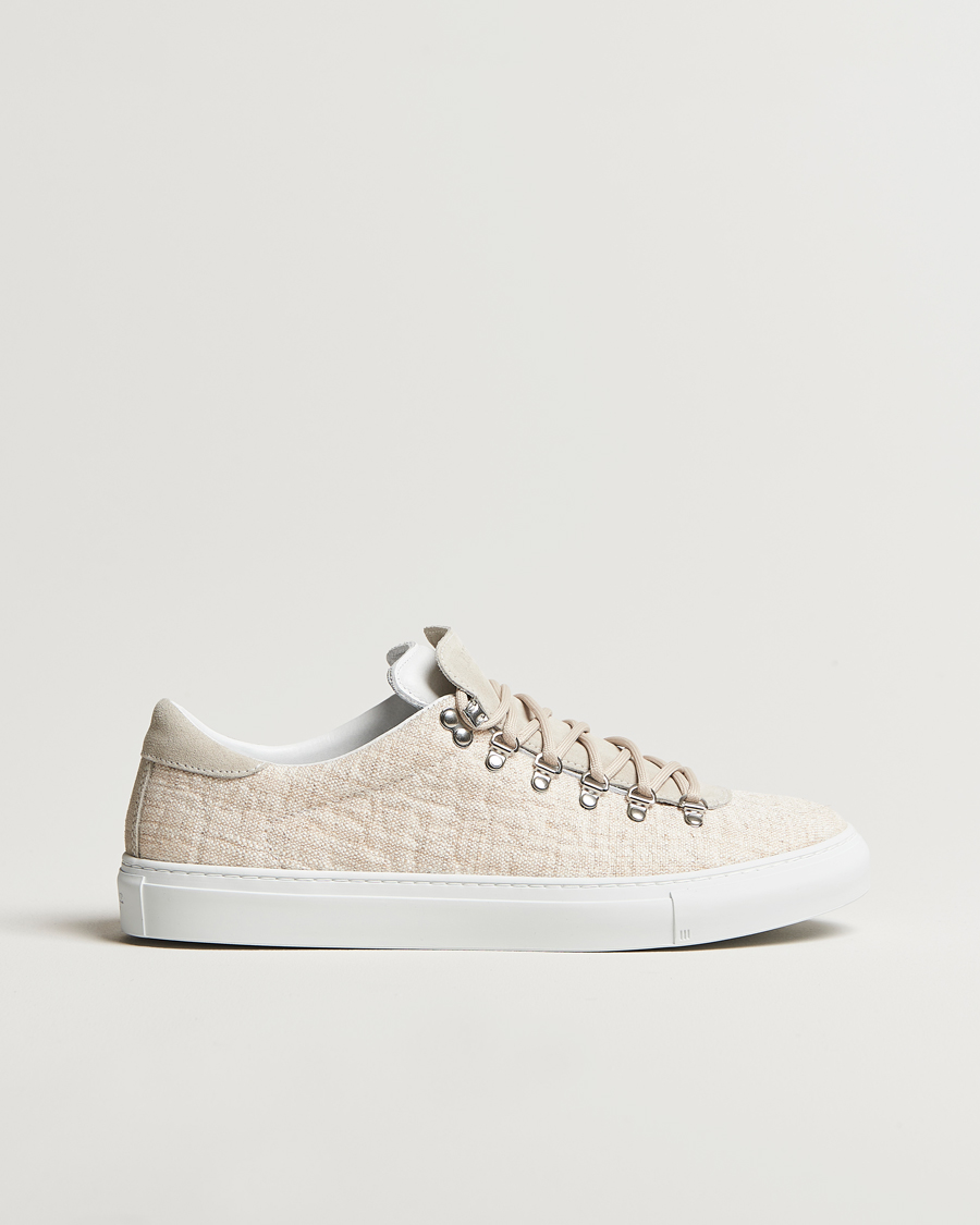 Hombres | Diemme Marostica Low Linen Sneaker Natural | Diemme | Marostica Low Linen Sneaker Natural