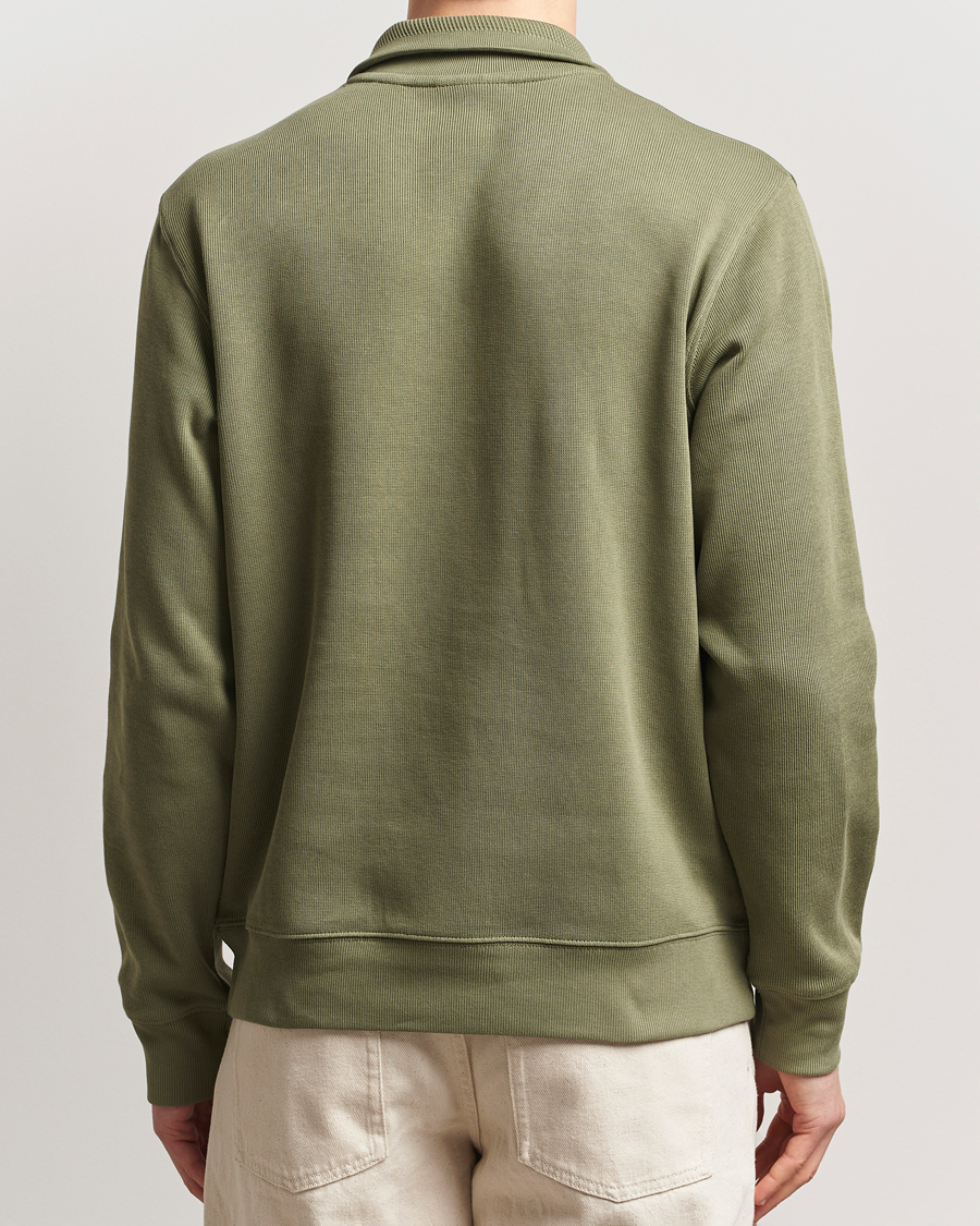 Hombres | Jerséis y prendas de punto | Lacoste | Rib Interlock Half Zip Khaki
