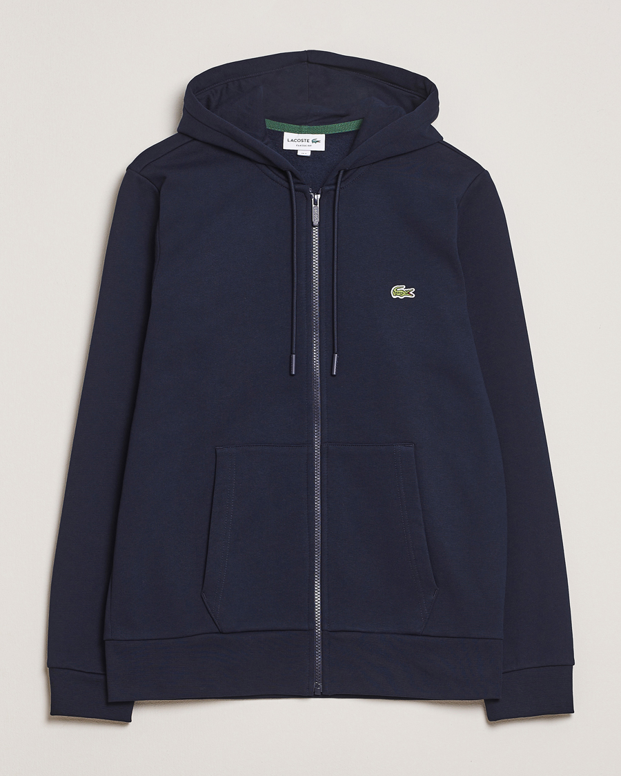Hombres | Jerséis y prendas de punto | Lacoste | Full Zip Hoodie Navy