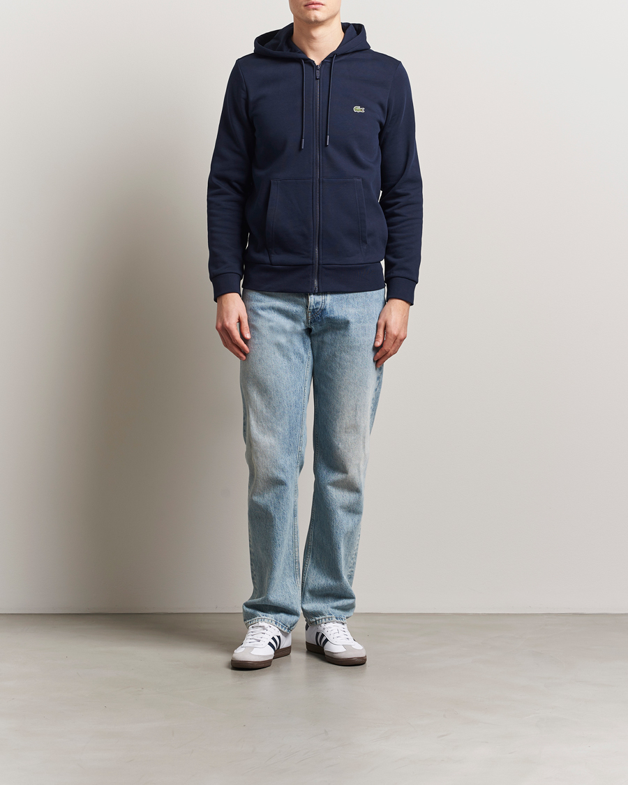 Hombres | Jerséis y prendas de punto | Lacoste | Full Zip Hoodie Navy