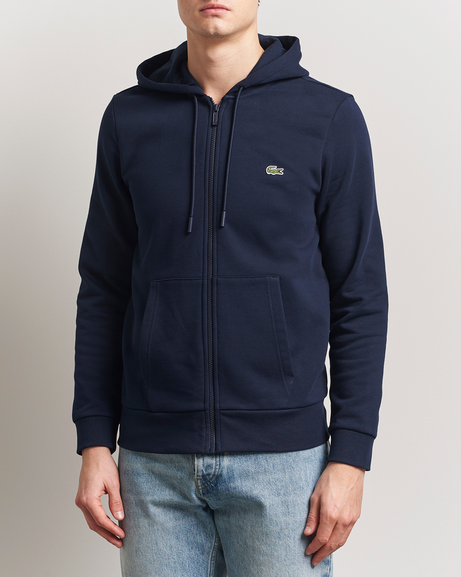 Hombres | Jerséis y prendas de punto | Lacoste | Full Zip Hoodie Navy