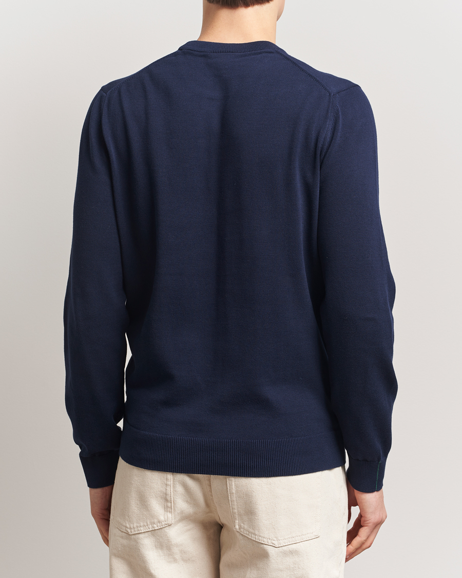 Hombres | Jerséis y prendas de punto | Lacoste | Cotton Knitted Sweater Navy