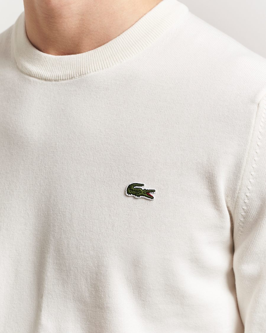 Hombres | Jerséis y prendas de punto | Lacoste | Cotton Knitted Sweater Flour