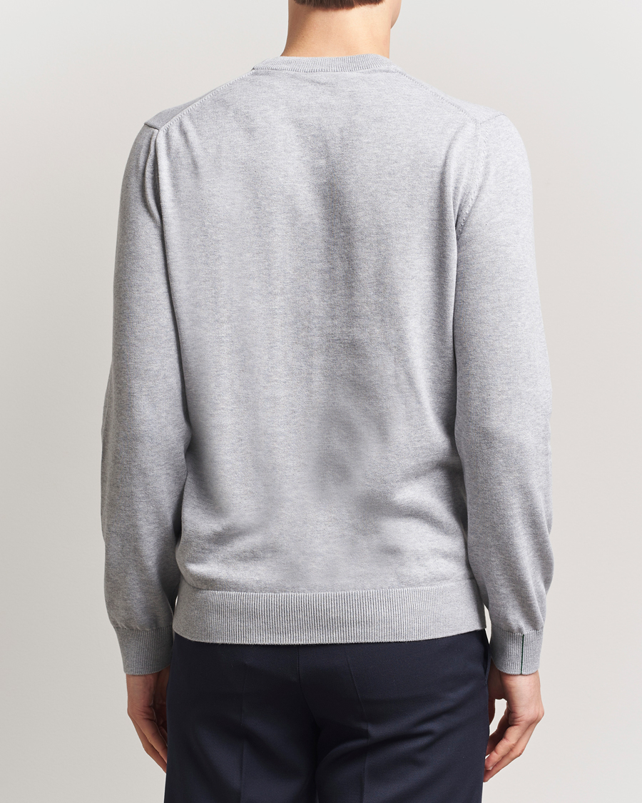 Hombres | Jerséis y prendas de punto | Lacoste | Cotton Knitted Sweater Silver Chine