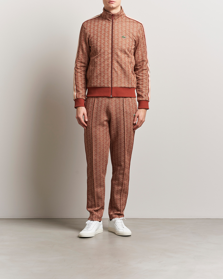 Hombres | Pantalones | Lacoste | Monogram Track Pants Iberis/Latte