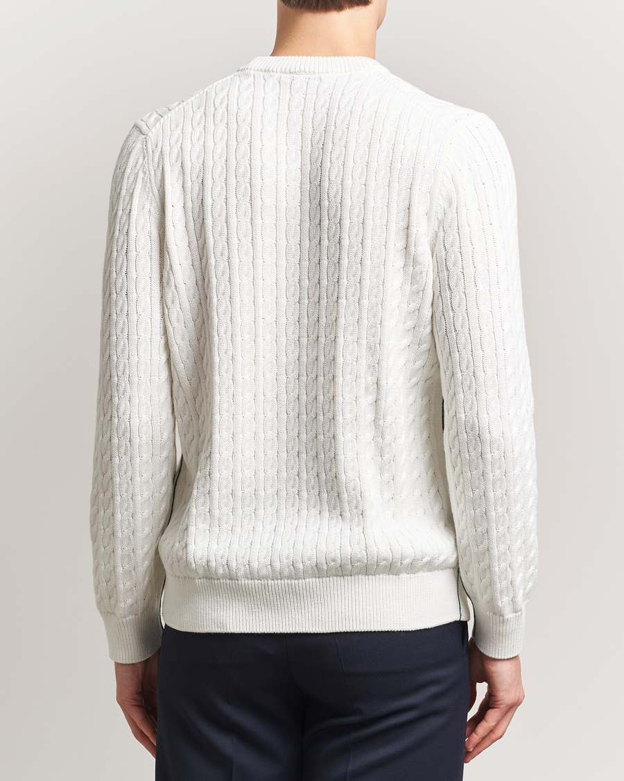 Hombres | Jerséis y prendas de punto | Lacoste | Cotton Cable Sweater Flour