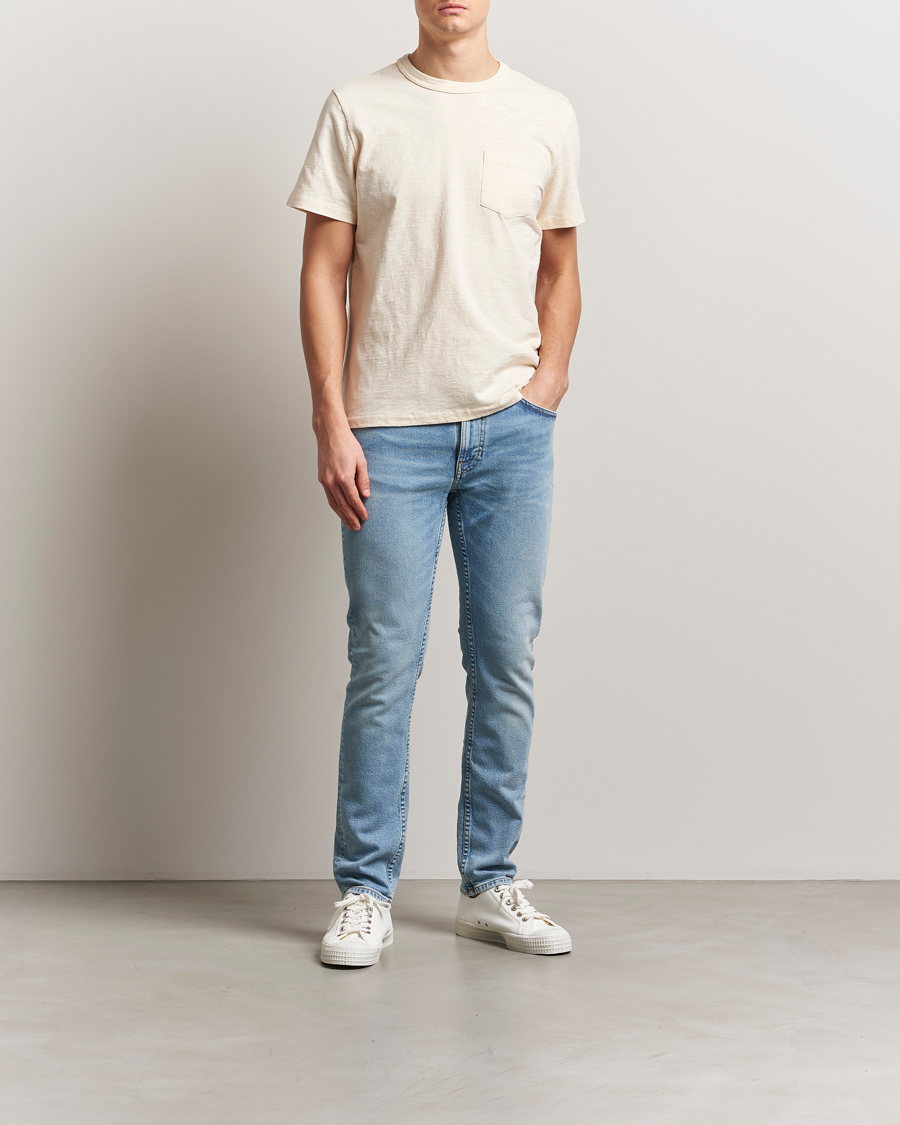 Hombres | Vaqueros | Nudie Jeans | Lean Dean Jeans Blue Noise