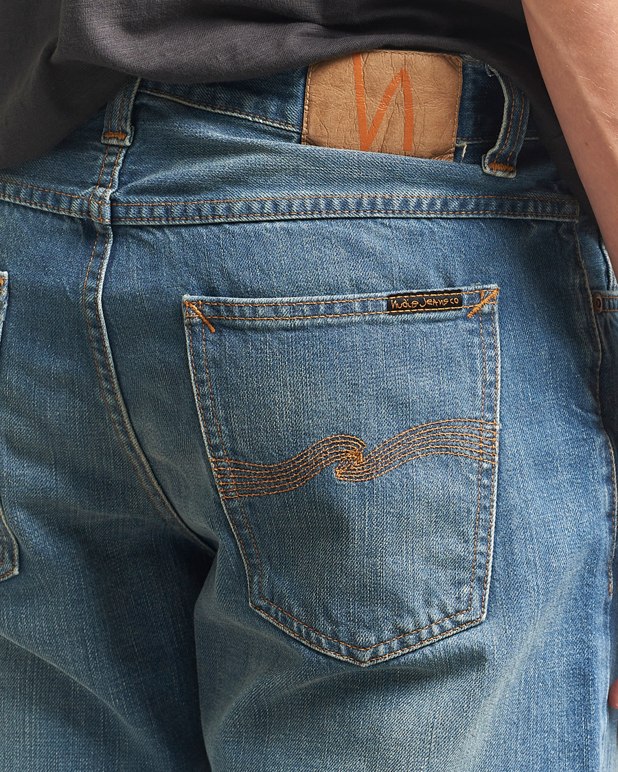 Hombres | Vaqueros | Nudie Jeans | Flare Glenn Jeans Streaky Worn