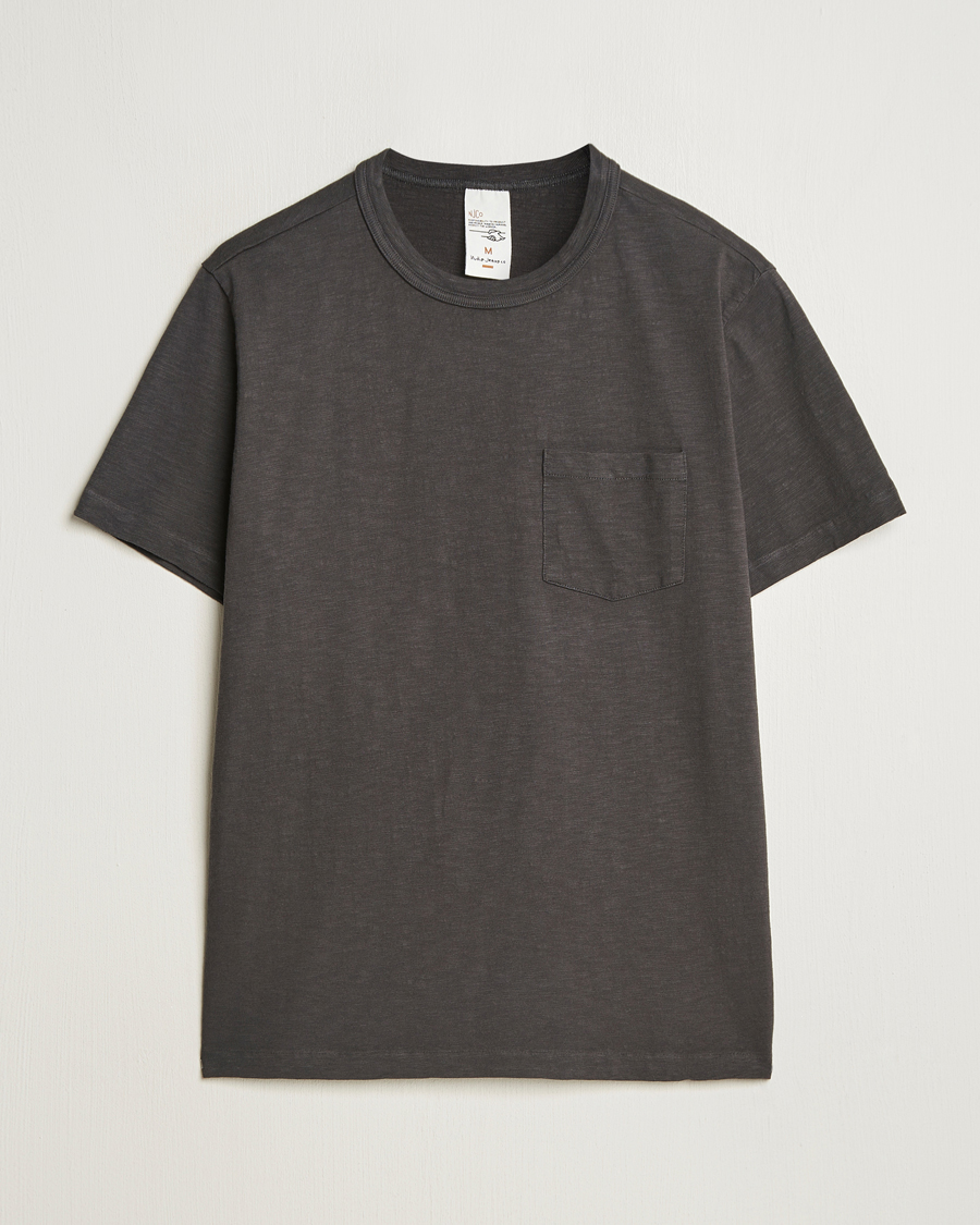 Hombres | Camisetas | Nudie Jeans | Roy Heavy Slub T-Shirt Antracite