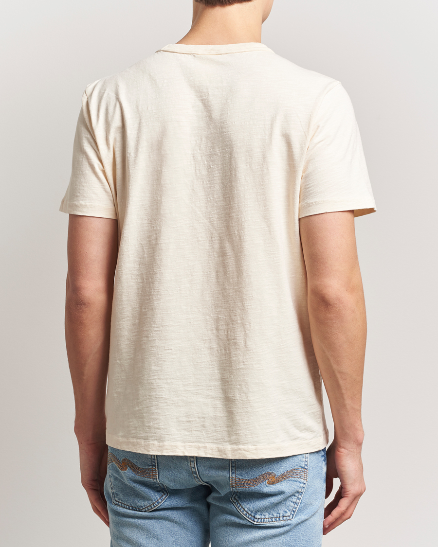Hombres | Camisetas | Nudie Jeans | Roy Heavy Slub T-Shirt Ecru