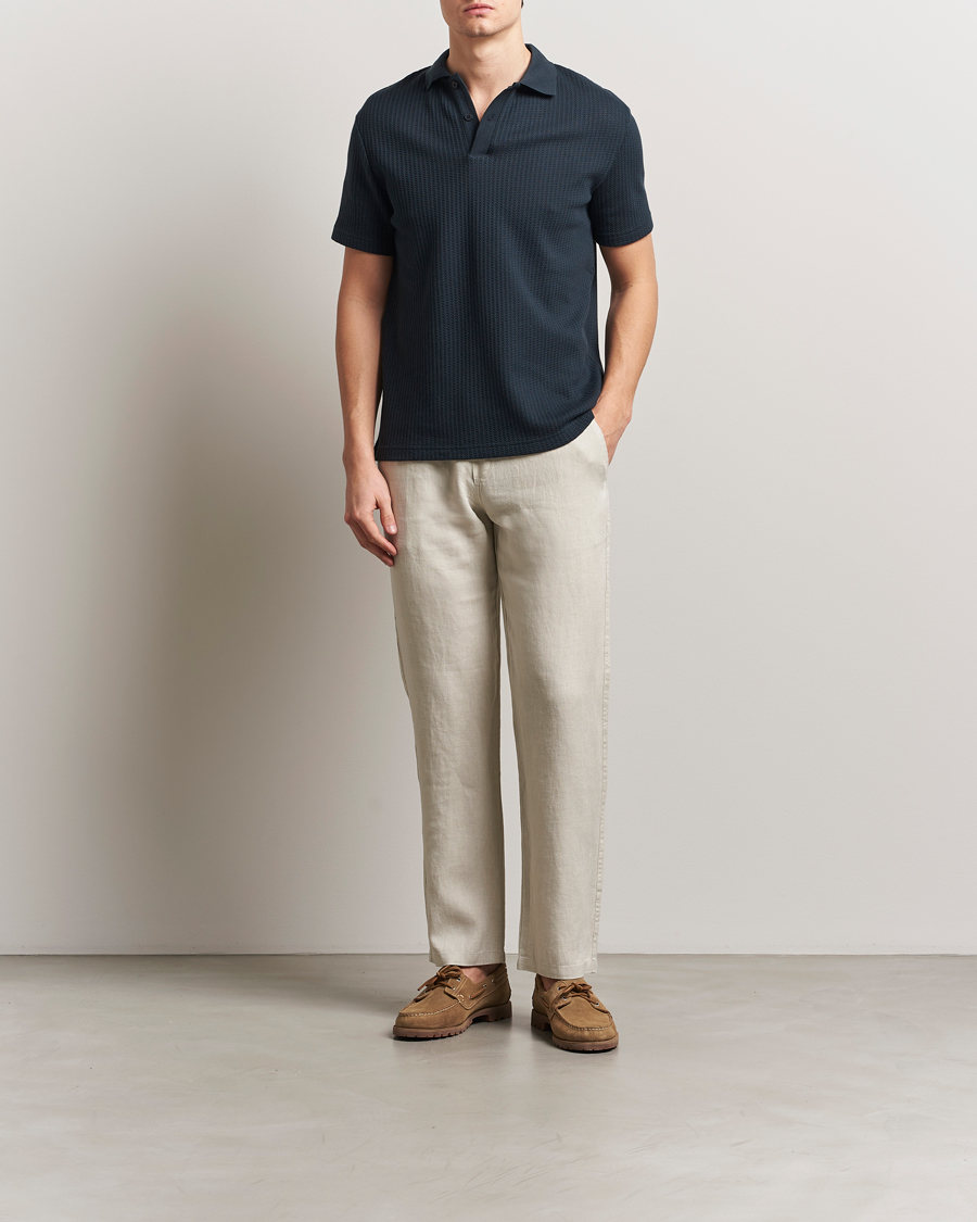 Hombres | Pantalones | Samsøe Samsøe | Jabari Linen Drawstring Trousers Moonstruck