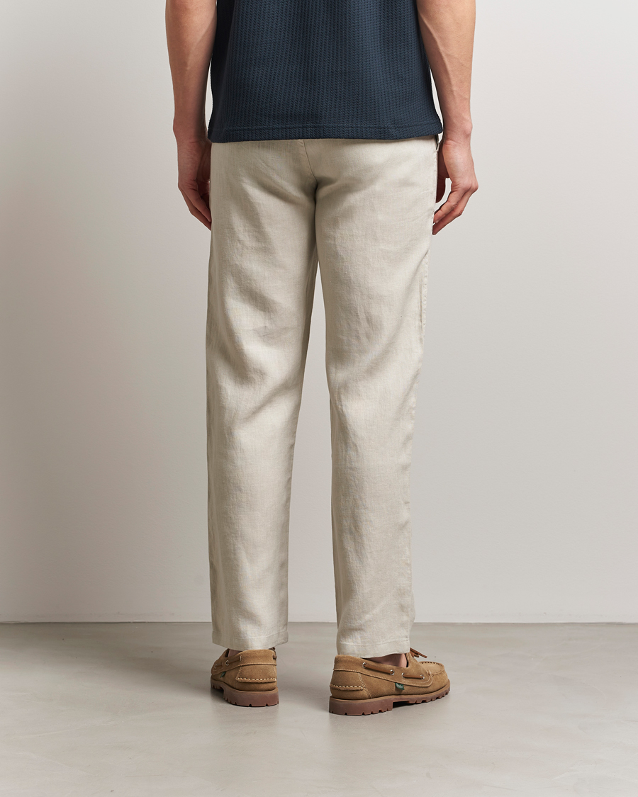 Hombres | Pantalones | Samsøe Samsøe | Jabari Linen Drawstring Trousers Moonstruck