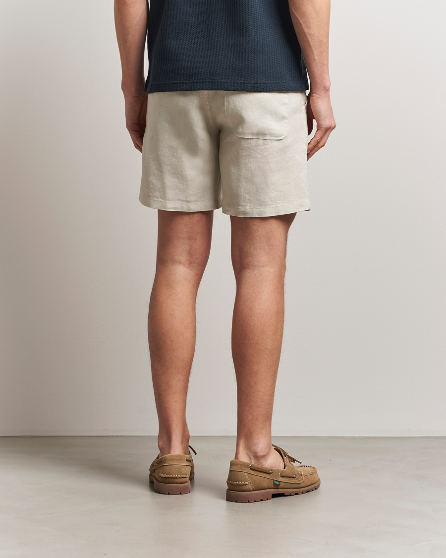 Hombres | Pantalones cortos | Samsøe Samsøe | Jabari Linen Drawstring Shorts Moonstruck