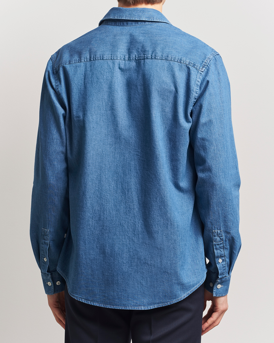 Hombres | Camisas | Samsøe Samsøe | Ryan Chambray Shirt Light Blue