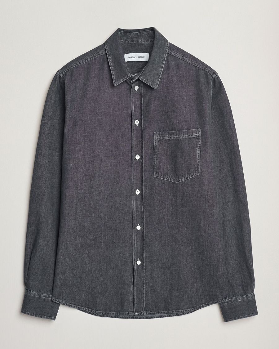Hombres | Camisas | Samsøe Samsøe | Ryan Chambray Shirt Grey