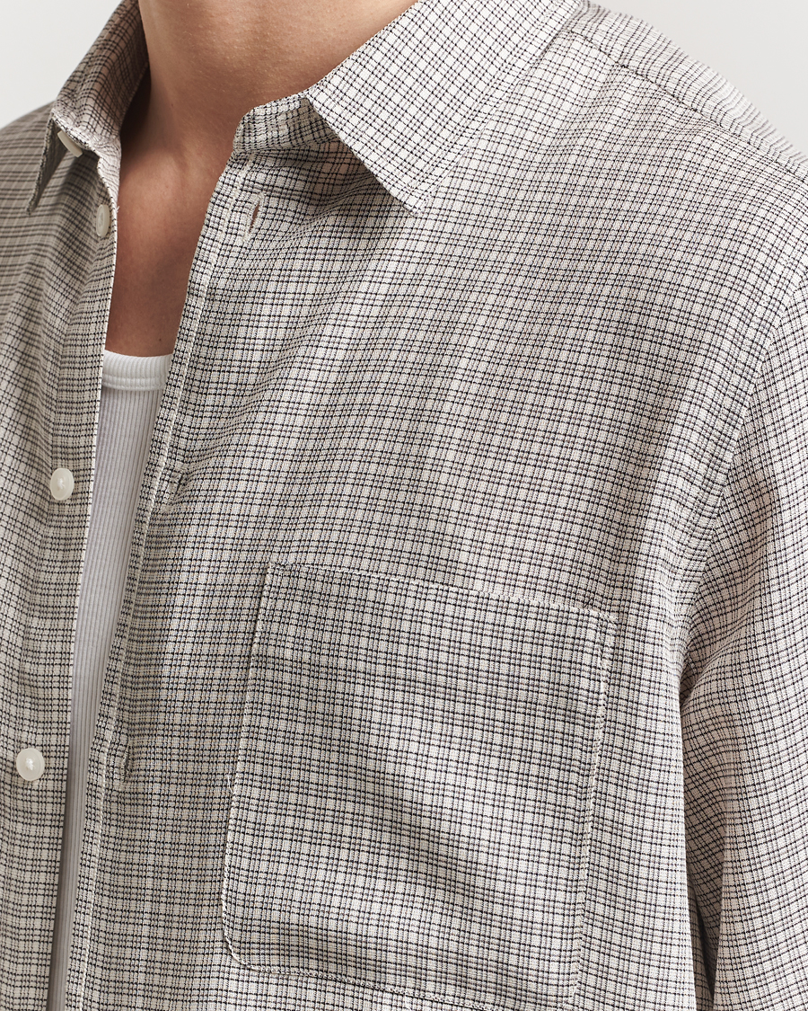 Hombres | Camisas | Samsøe Samsøe | Ryan Checked Shirt Clear Cream
