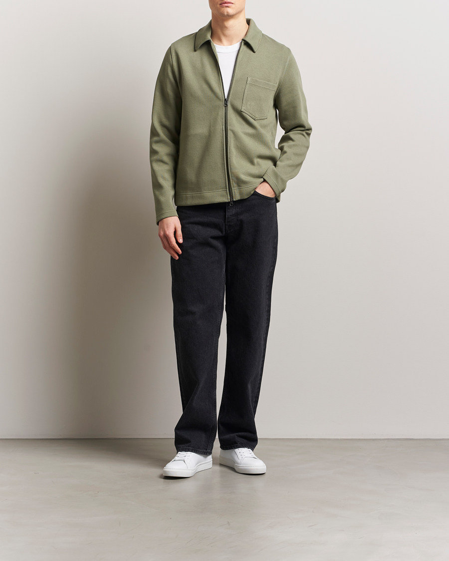 Hombres | Jerséis y prendas de punto | Samsøe Samsøe | Hannes Full Zip Sweater Four Leaf Clover