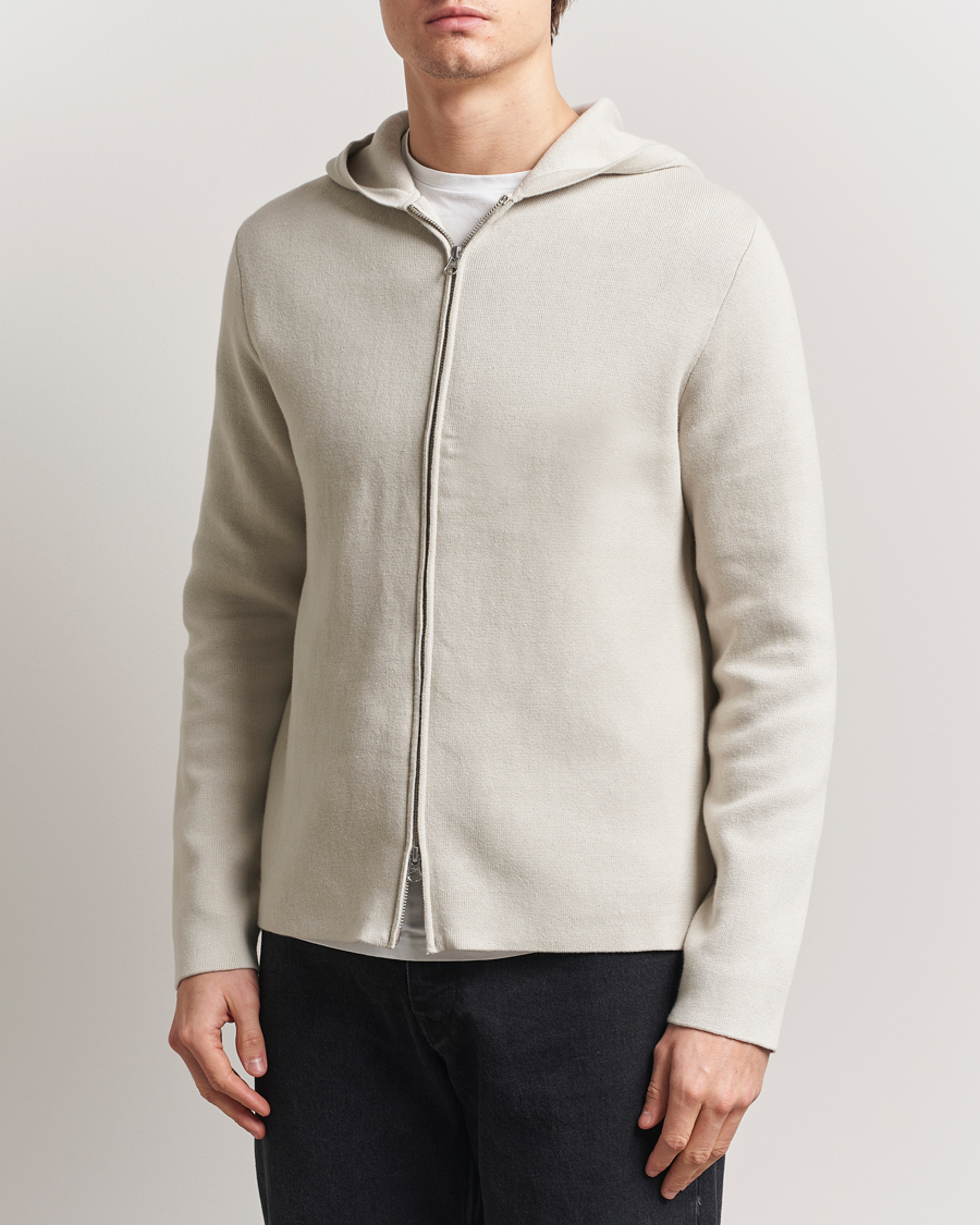 Hombres | Jerséis y prendas de punto | Samsøe Samsøe | Niklas Full Zip Hoodie Moonstruck