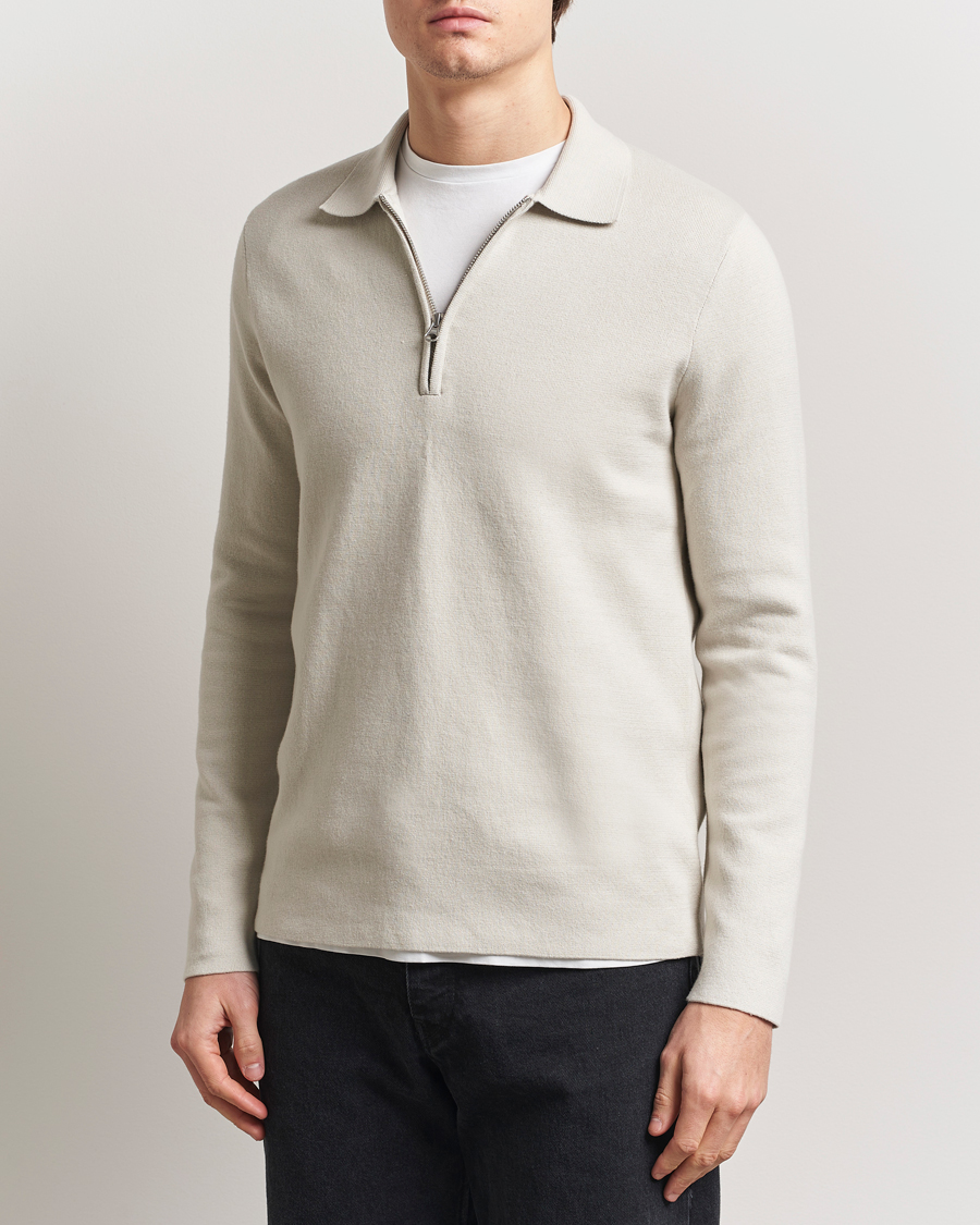 Hombres | Jerséis y prendas de punto | Samsøe Samsøe | Guna Half Zip Moonstruck