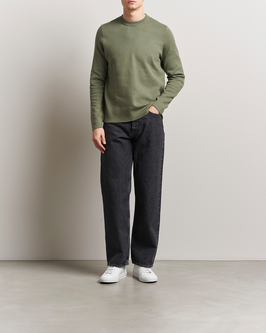 Hombres | Jerséis y prendas de punto | Samsøe Samsøe | Niklas Crew Neck Sweater Four Leaf Clover