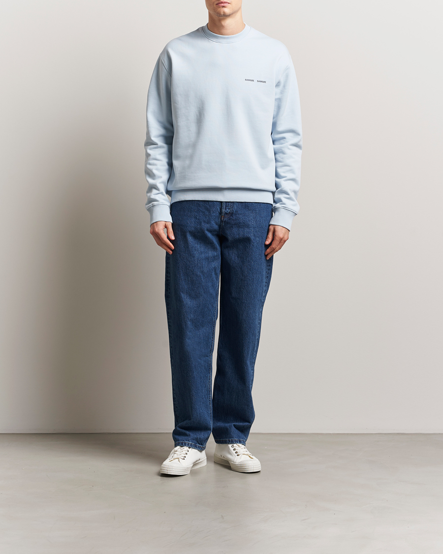 Hombres | Jerséis y prendas de punto | Samsøe Samsøe | Norsbro Crew Neck Sweatshirt Skyway