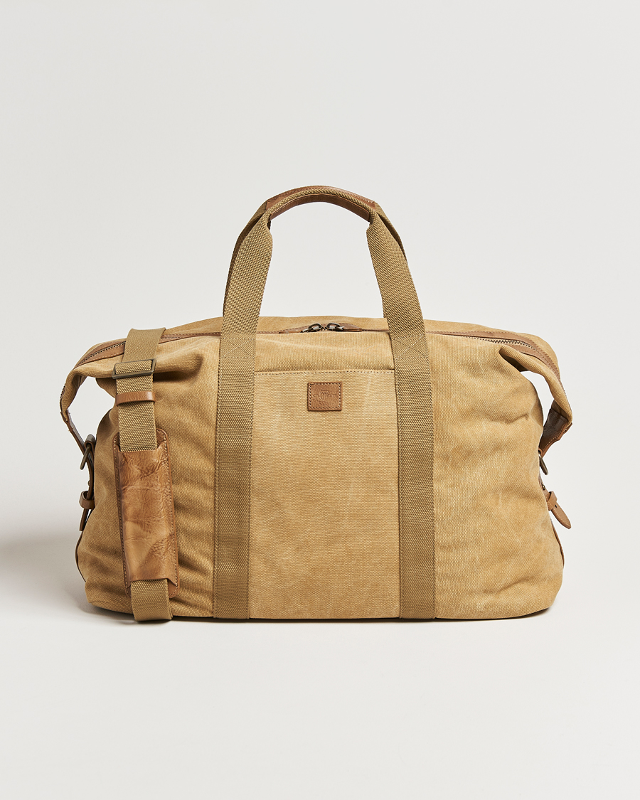 Hombres | GANT Washed Canvas Dufflebag Oak Beige | GANT | Washed Canvas Dufflebag Oak Beige
