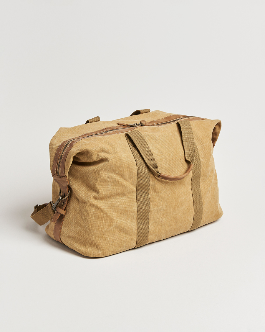 Hombres | GANT Washed Canvas Dufflebag Oak Beige | GANT | Washed Canvas Dufflebag Oak Beige