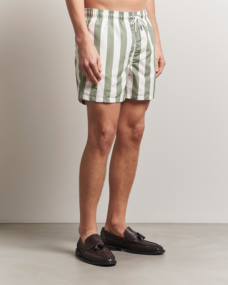 Hombres | Bañadores | GANT | Blockstriped Swimshorts Kalamata Green