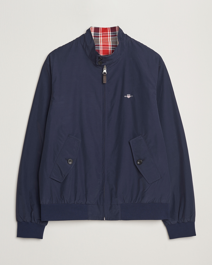 Hombres | Abrigos y chaquetas | GANT | Reversible Harrington Jacket Classic Blue