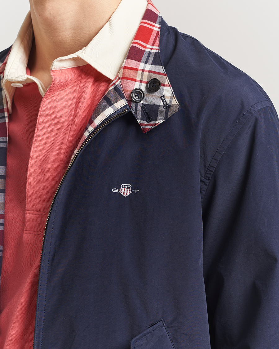 Hombres | Abrigos y chaquetas | GANT | Reversible Harrington Jacket Classic Blue
