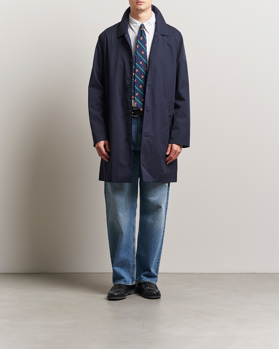 Hombres | Abrigos y chaquetas | GANT | Cotton Car Coat Evening Blue