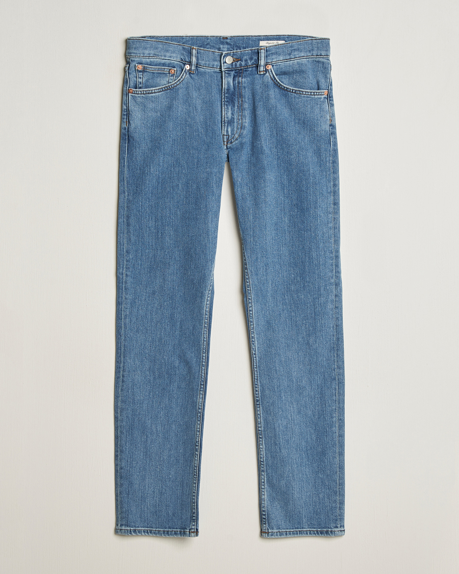 Hombres | Vaqueros | Gant | Regular Fit Jeans Mid Blue Worn In