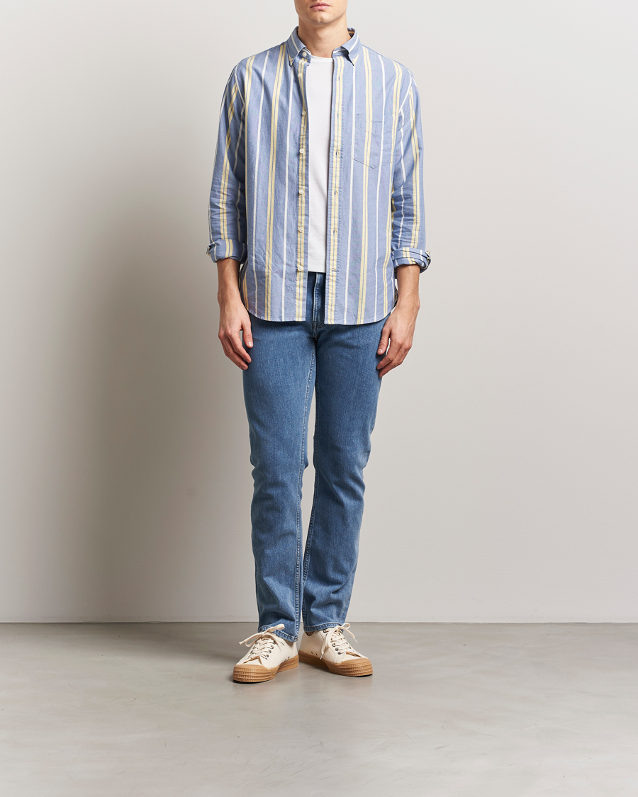 Hombres | Vaqueros | Gant | Regular Fit Jeans Mid Blue Worn In