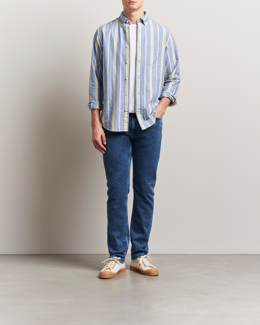 Hombres | Vaqueros | GANT | Regular Fit Jeans Mid Blue Vintage