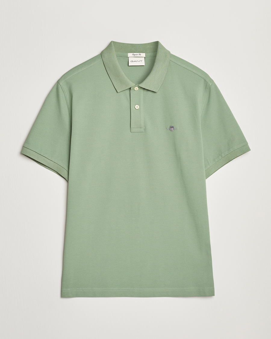 Hombres | Polos | GANT | The Original Polo Kalamata Green