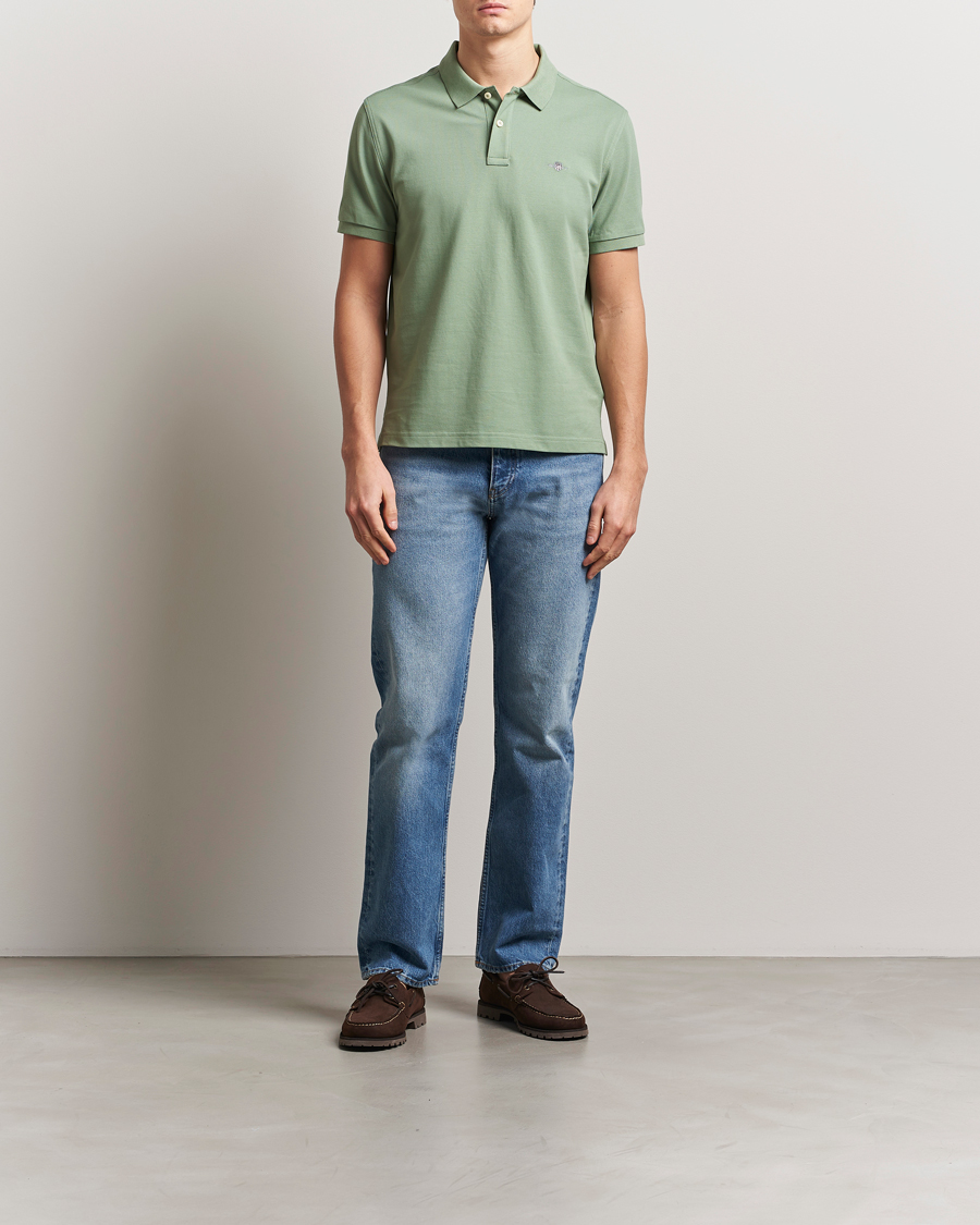 Hombres | Polos | GANT | The Original Polo Kalamata Green