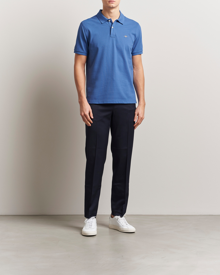 Hombres | Polos | GANT | The Original Polo Rich Blue