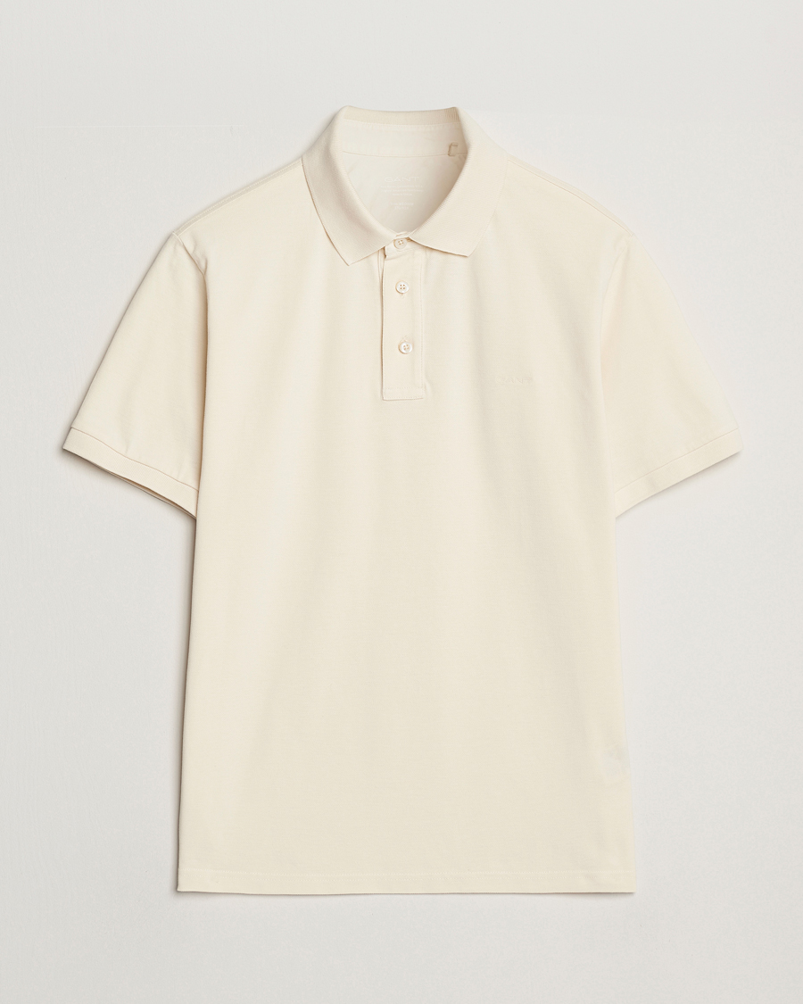 Hombres | Polos | GANT | Sunfaded Polo Ivory White
