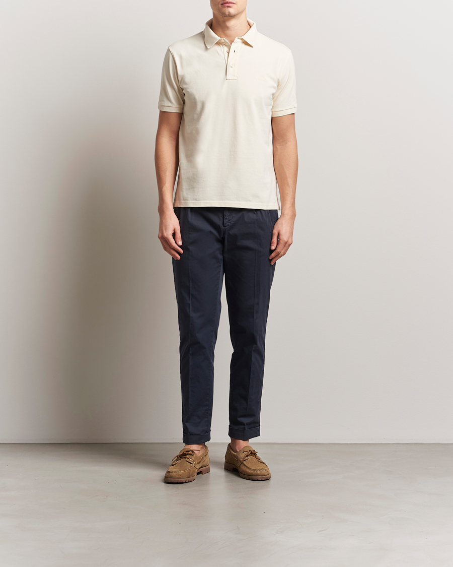 Hombres | Polos | GANT | Sunfaded Polo Ivory White