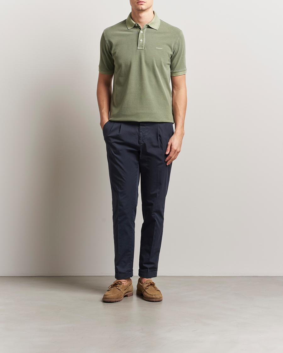 Hombres | Polos | GANT | Sunfaded Polo Kalamata Green