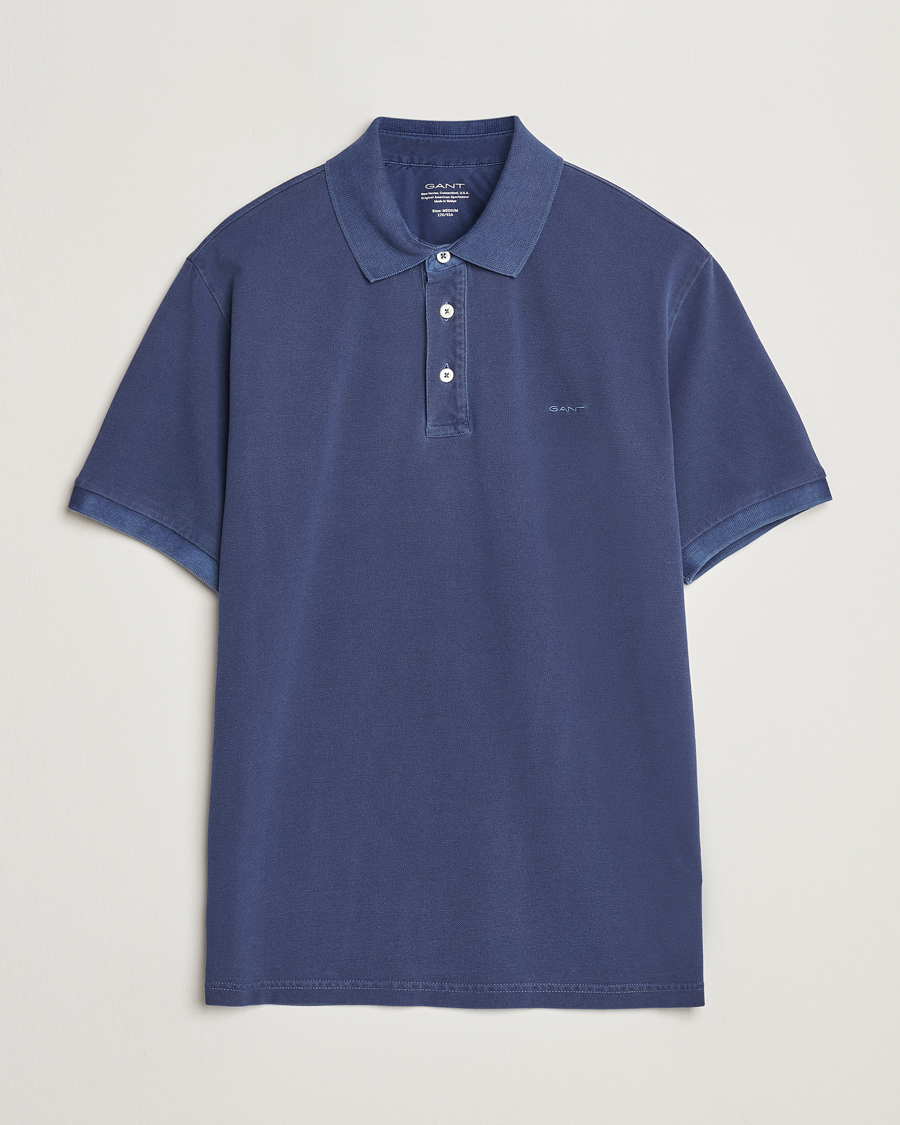 Hombres | Polos | Gant | Sunfaded Polo Persian Blue