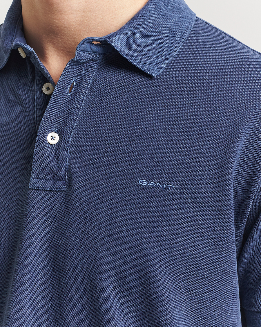 Hombres | Polos | Gant | Sunfaded Polo Persian Blue
