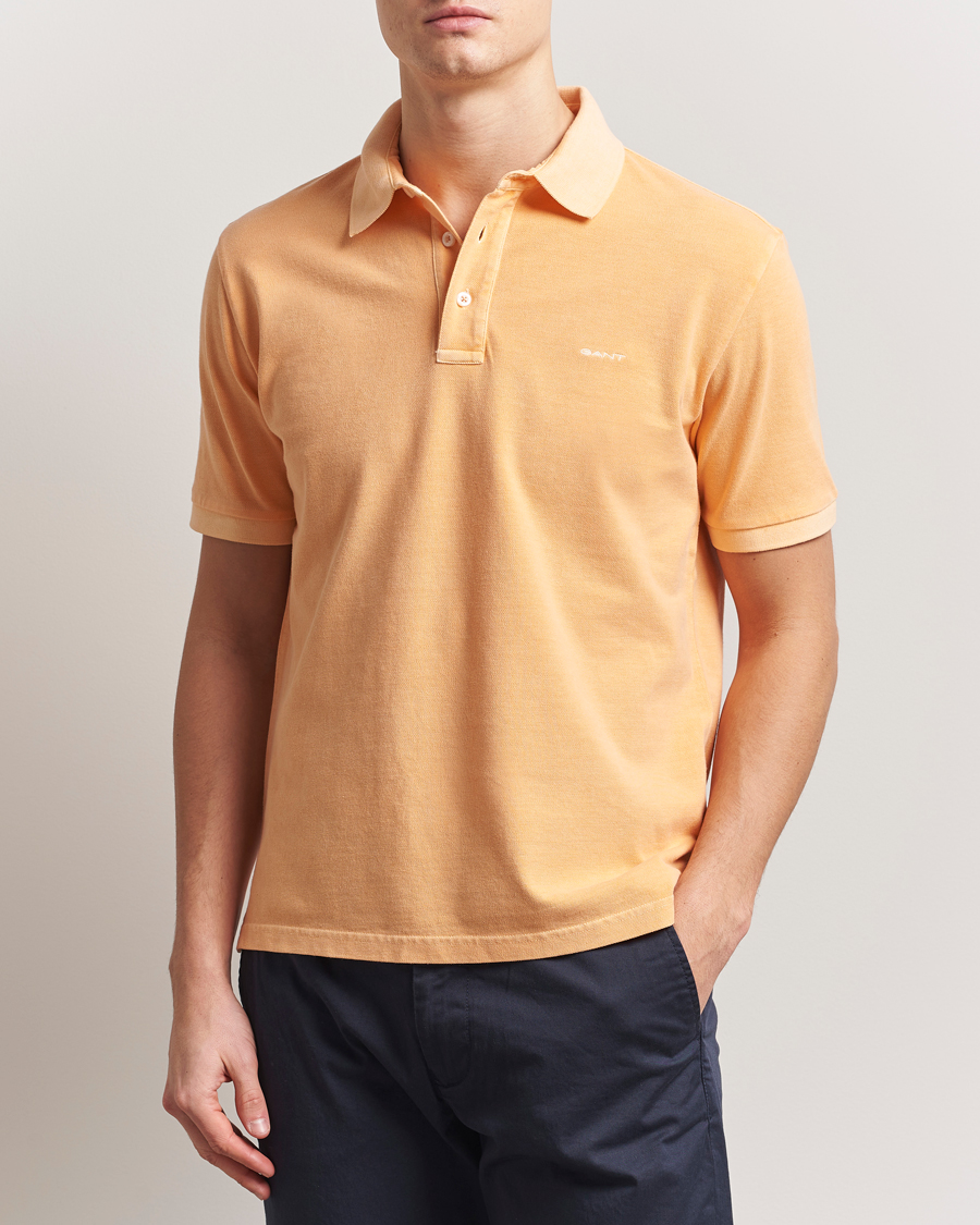 Hombres | Polos | GANT | Sunfaded Polo Peachy Orange