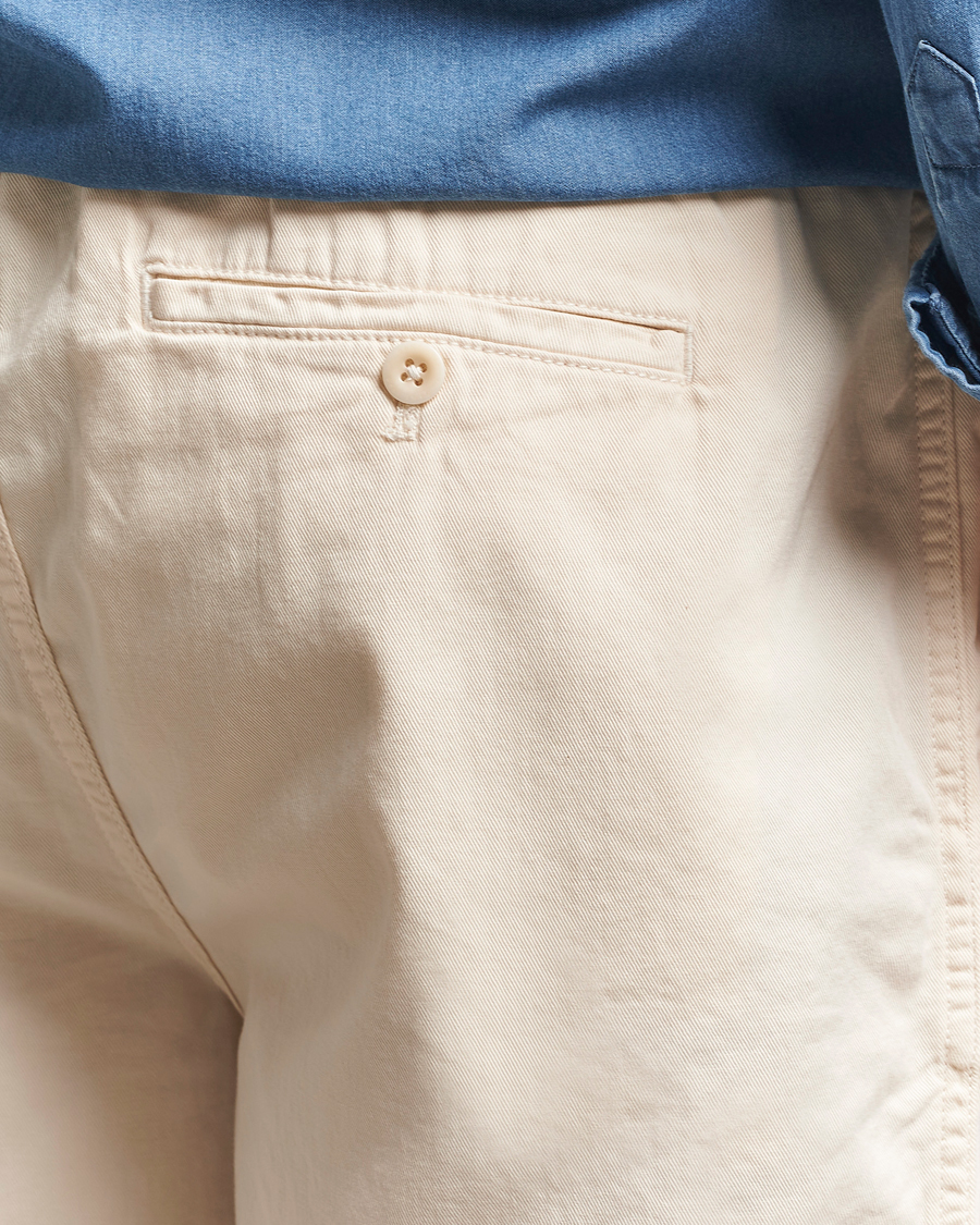 Hombres | Pantalones cortos | GANT | Regular Sunfaded Drawstring Shorts Cream