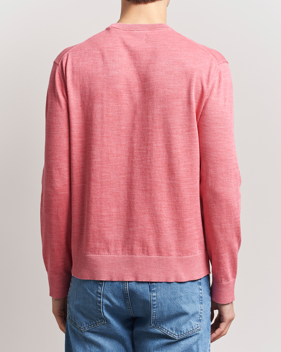 Hombres | Jerséis y prendas de punto | GANT | Sunfaded Crew Neck Sweater Watermelon Red